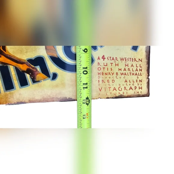 John Wayne & Duke Metal Western Movie Poster Distressed Vintage Look 12x16 - Picture 7 of 7